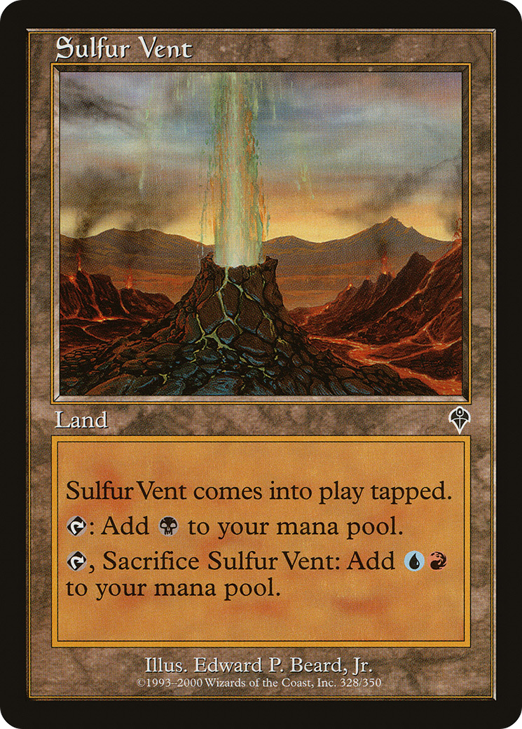 Sulfur Vent (328) Foil - Invasion