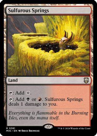 Sulfurous Springs (381) Ripple Foil - Commander: Modern Horizons 3