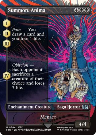 Summon: Anima (Borderless) (364) Foil - FINAL FANTASY
