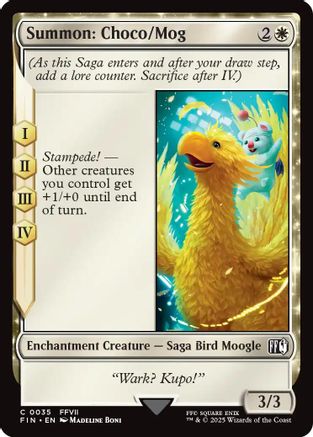 Summon: Choco/Mog (035) - FINAL FANTASY