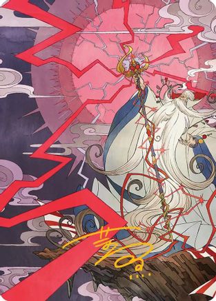 Summon: Esper Ramuh (040s) Gold-Stamped - Art Series: FINAL FANTASY