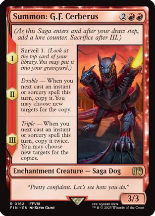 Summon: G.F. Cerberus (162) Foil - FINAL FANTASY