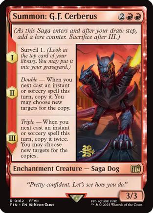 Summon: G.F. Cerberus (162) Foil - FINAL FANTASY