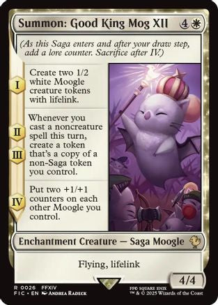 Summon: Good King Mog XII (026) - Commander: FINAL FANTASY
