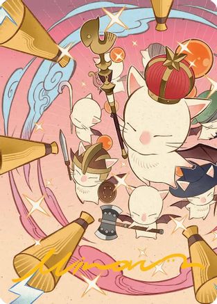 Summon: Good King Mog XII (041s) Gold-Stamped - Art Series: FINAL FANTASY
