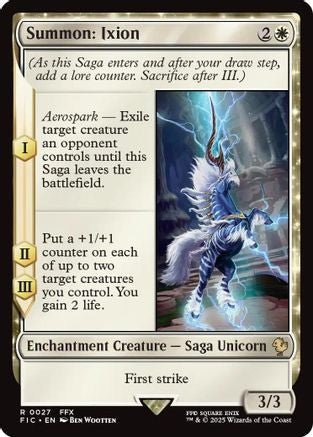 Summon: Ixion (027) - Commander: FINAL FANTASY