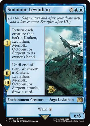 Summon: Leviathan (077) Foil - FINAL FANTASY
