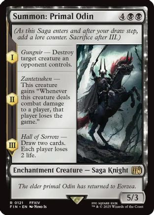 Summon: Primal Odin (121) Foil - FINAL FANTASY