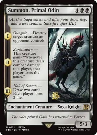 Summon: Primal Odin (121) Foil - FINAL FANTASY