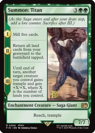 Summon: Titan (204) Foil - FINAL FANTASY