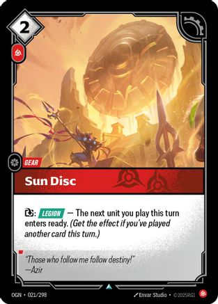 Sun Disc (021) - Origins
