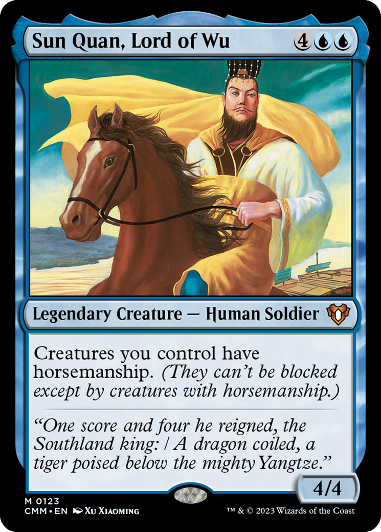 Sun Quan, Lord of Wu (123) - Commander Masters