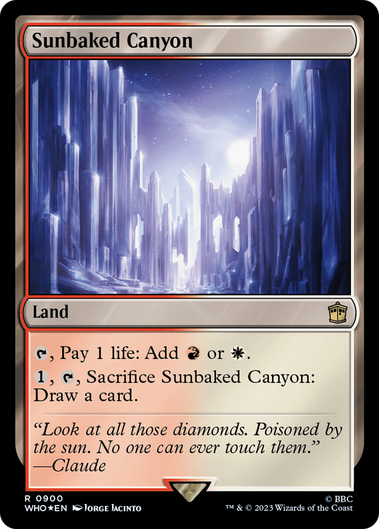 Sunbaked Canyon (900) Surge Foil - Doctor Who