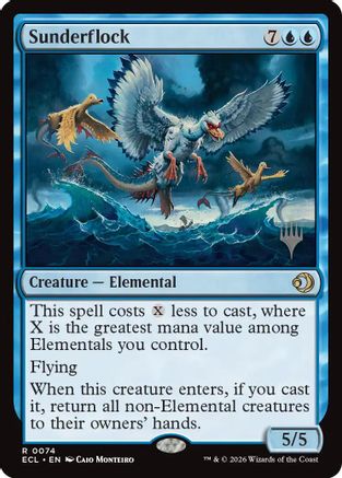 Sunderflock (Promo Pack) (074) - Lorwyn Eclipsed