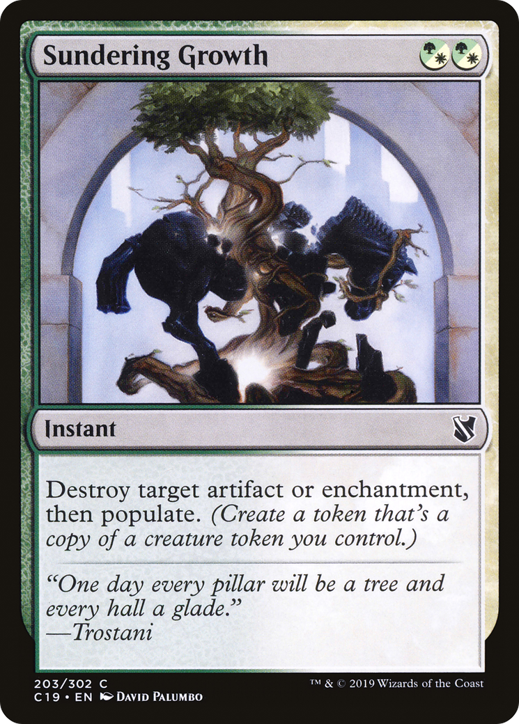 Sundering Growth (203) - Commander 2019