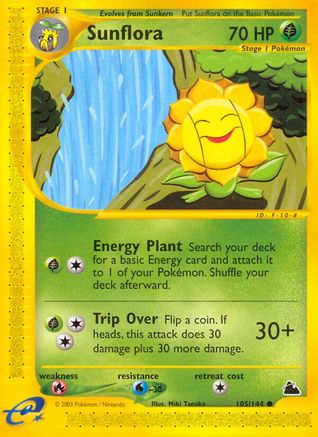 Sunflora (105) Reverse Holofoil - Skyridge