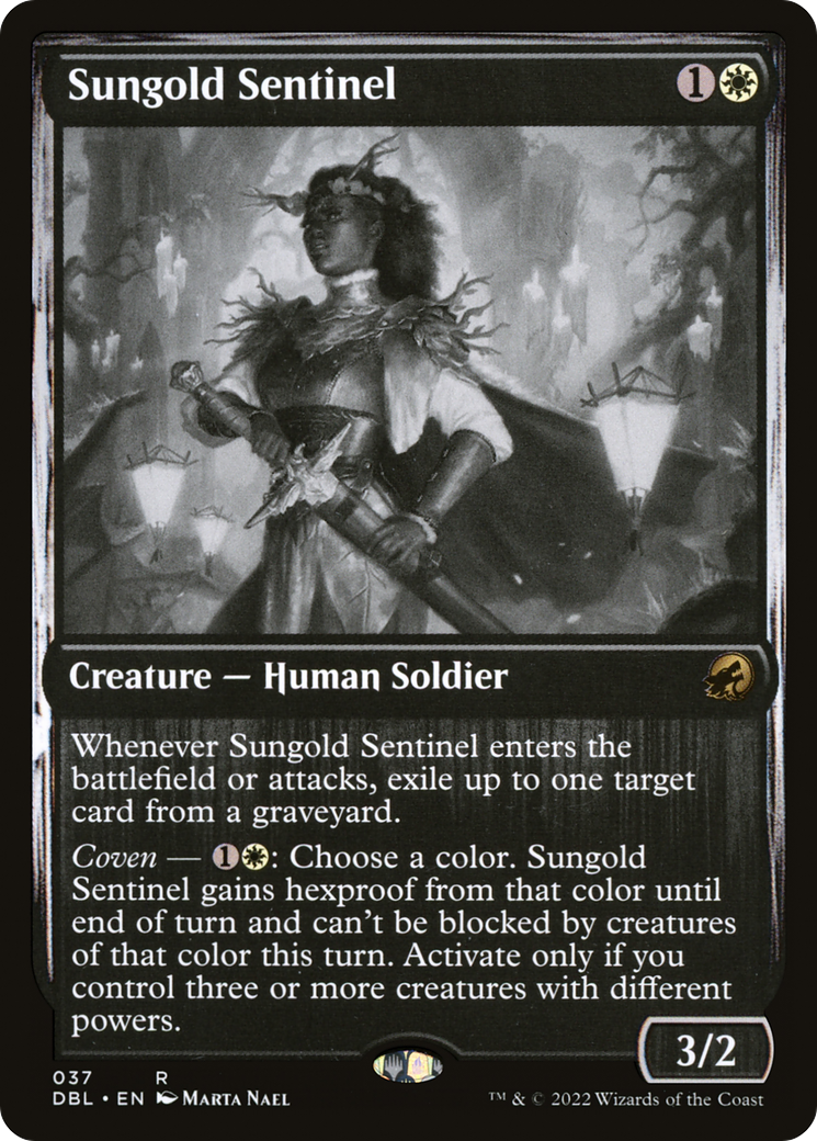 Sungold Sentinel (037) - Innistrad: Double Feature Foil