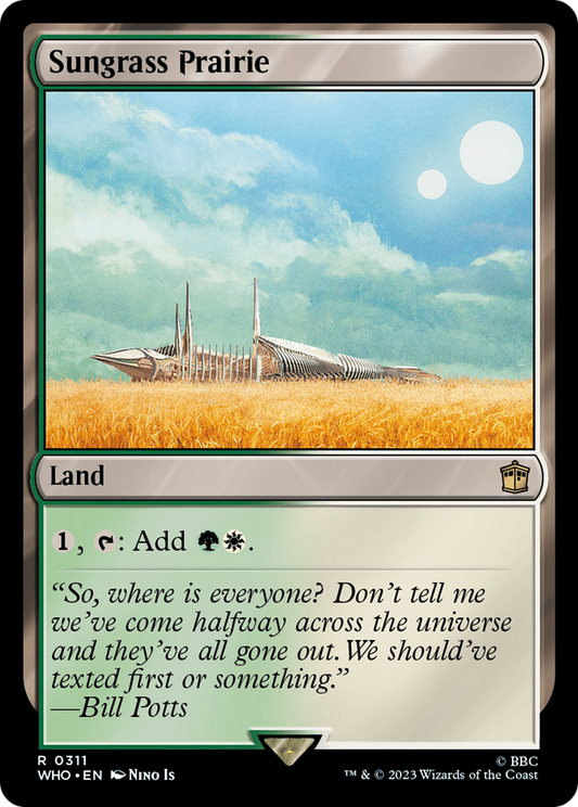 Sungrass Prairie (311) - Doctor Who