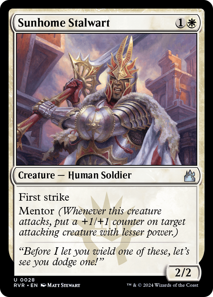Sunhome Stalwart (028) - Ravnica Remastered