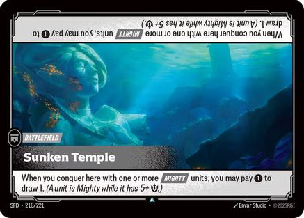 Sunken Temple (218) Foil - Spiritforged