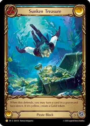 Sunken Treasure (Extended Art) (SEA133) Cold Foil - High Seas