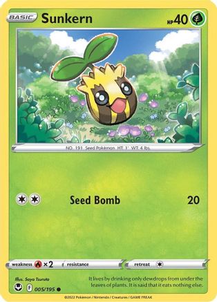 Sunkern (5) - Silver Tempest