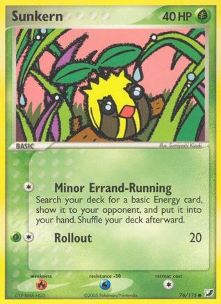 Sunkern (76) Reverse Holofoil - Unseen Forces