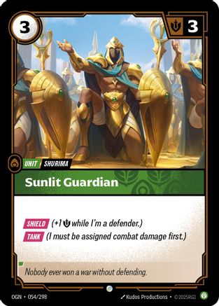 Sunlit Guardian (054) Foil - Origins