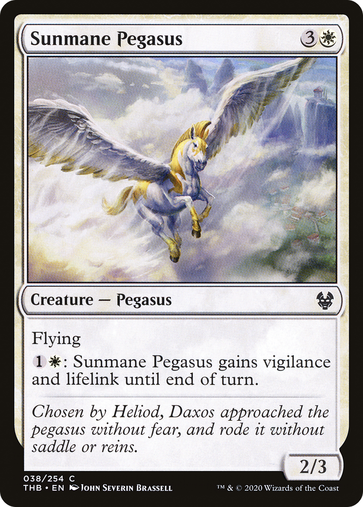 Sunmane Pegasus (038) - Theros Beyond Death Foil