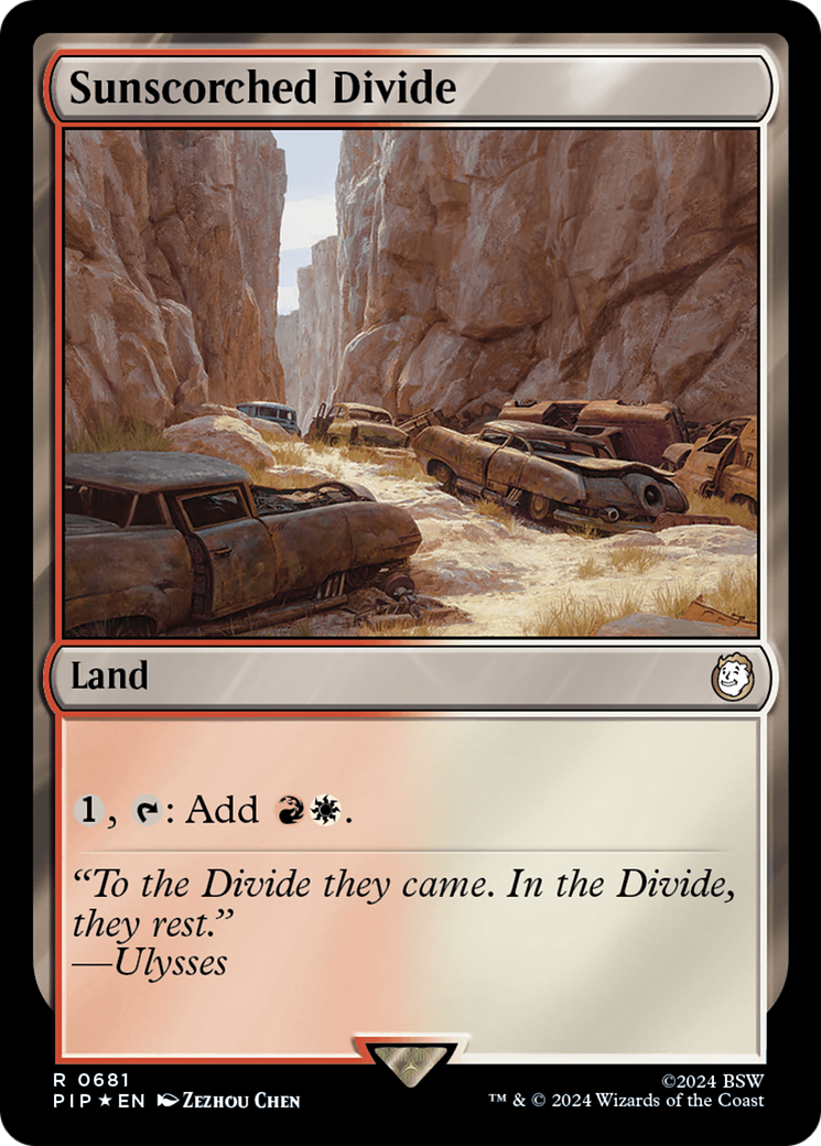 Sunscorched Divide (681) Surge Foil - Fallout