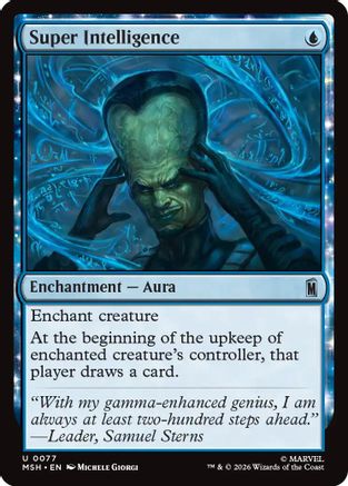 Super Intelligence (077) Foil - Marvel Super Heroes