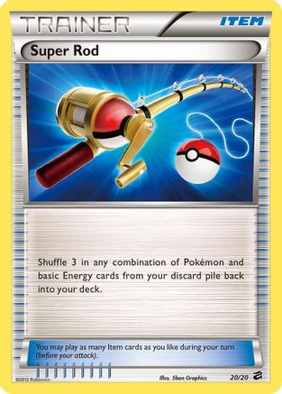 Super Rod (20) Holofoil - Dragon Vault