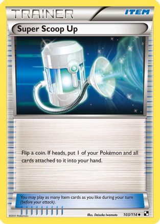 Super Scoop Up (103) Reverse Holofoil - Black & White
