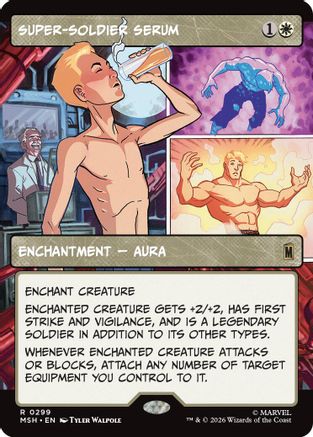 Super-Soldier Serum (Showcase) (299) Foil - Marvel Super Heroes