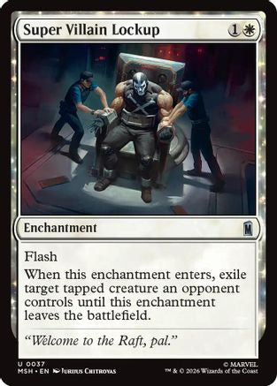 Super Villain Lockup (037) - Marvel Super Heroes