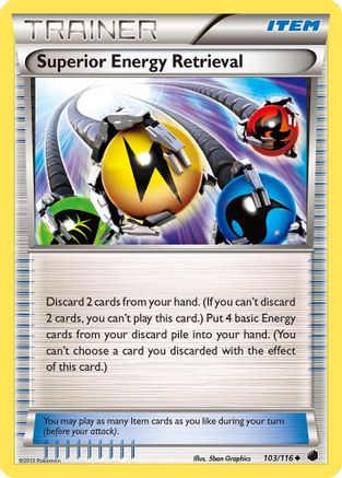 Superior Energy Retrieval (103) Reverse Holofoil - Plasma Freeze