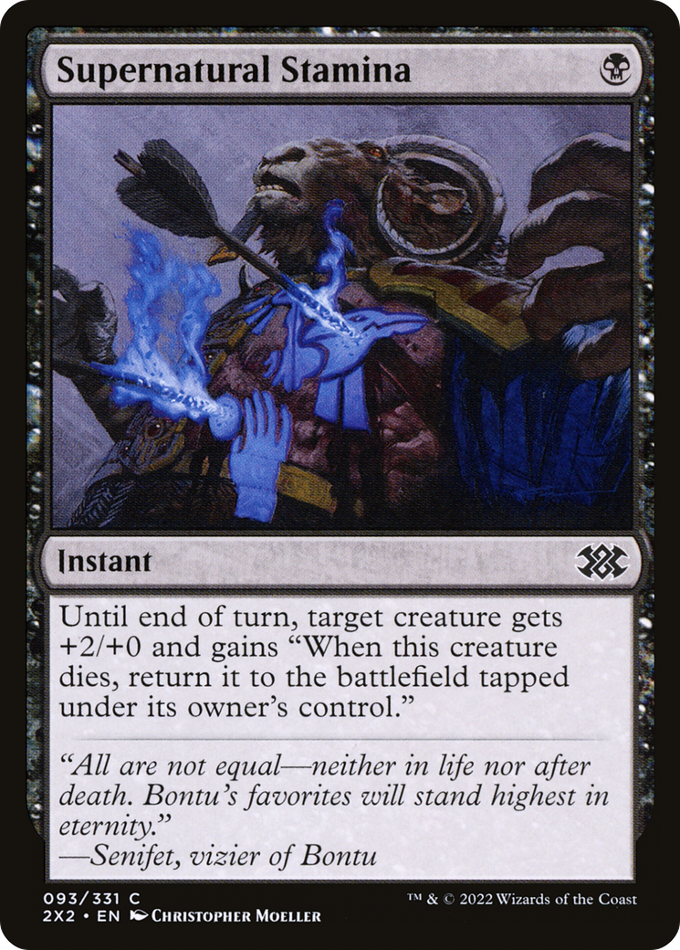 Supernatural Stamina (093) Foil - Double Masters 2022