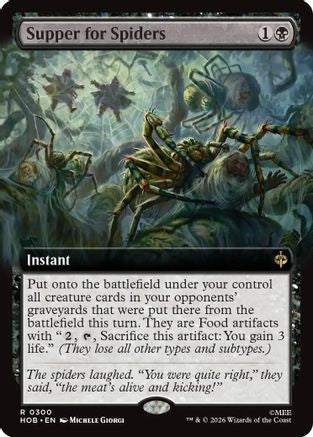 Supper for Spiders (Extended Art) (300) Foil - The Hobbit