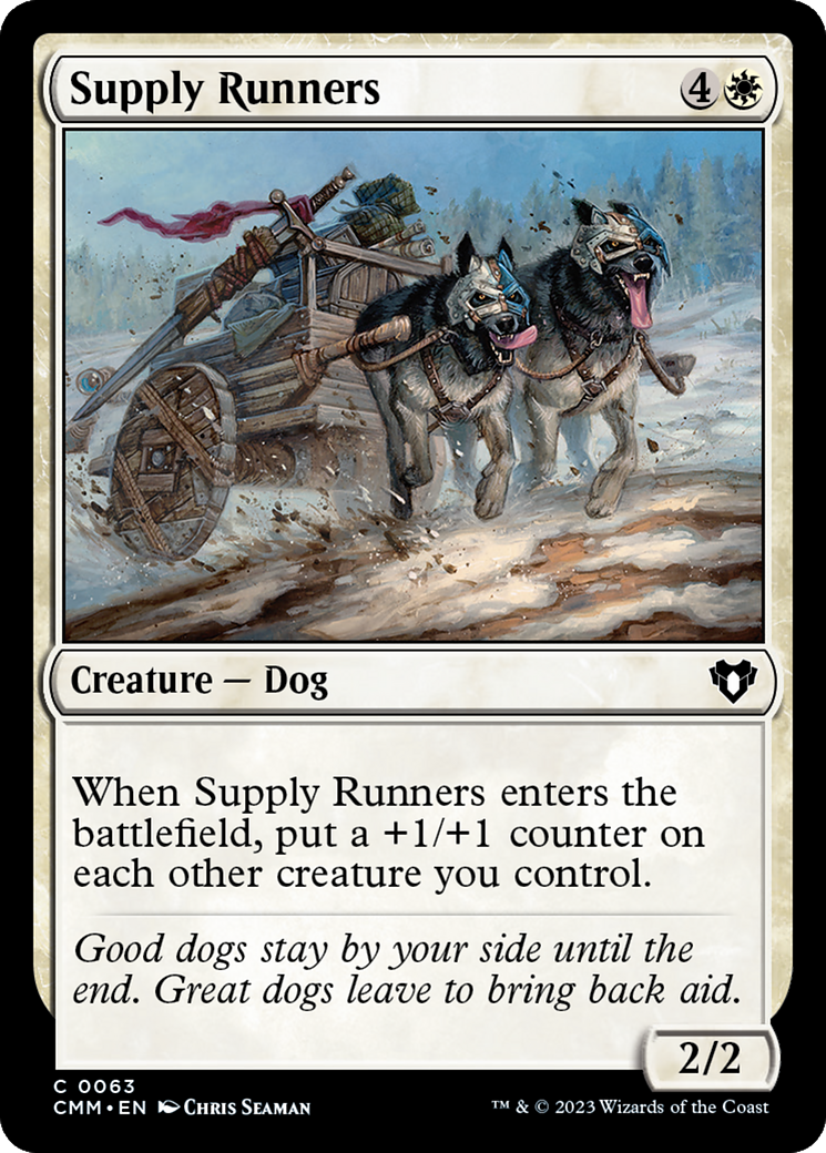 Supply Runners (063) - Commander Masters