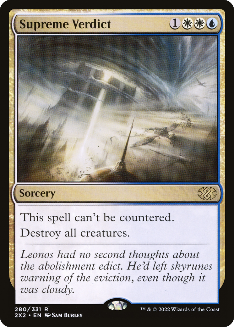 Supreme Verdict (280) Foil - Double Masters 2022