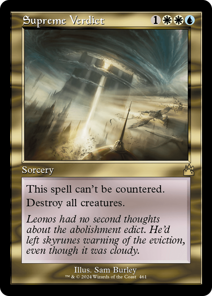 Supreme Verdict (Retro) (461) - Ravnica Remastered