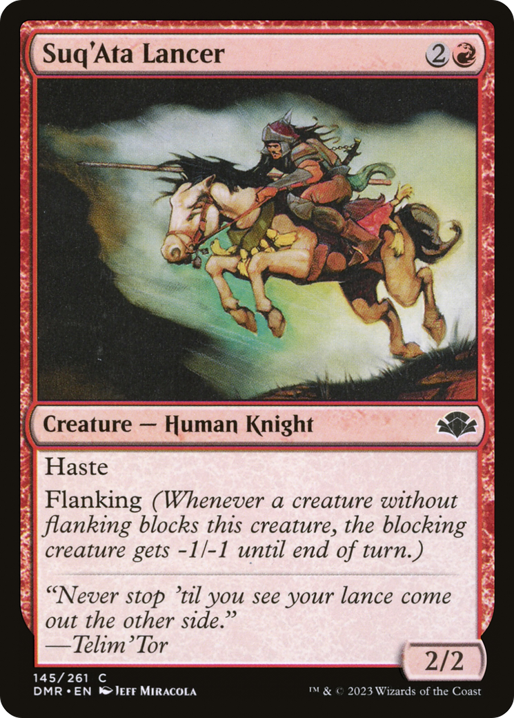 Suq'Ata Lancer (145) - Dominaria Remastered Foil