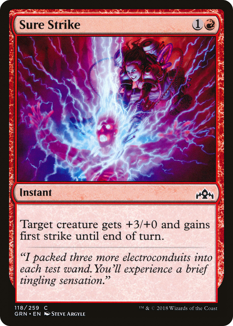 Sure Strike (118) - Guilds of Ravnica Foil
