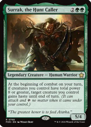 Surrak, the Hunt Caller (768) - Foundations