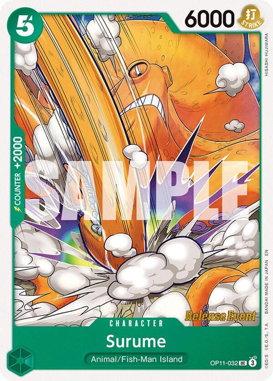 Surume (OP11-032) Release Event Cards