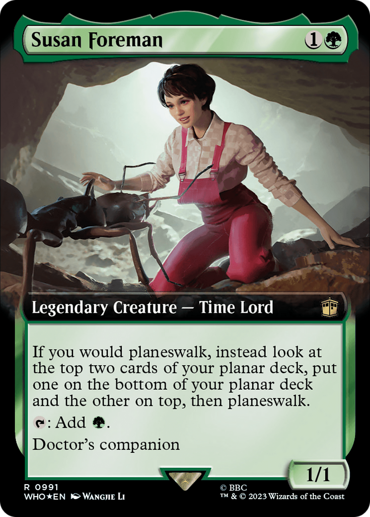 Susan Foreman (Extended Art) (991) Surge Foil - Doctor Who