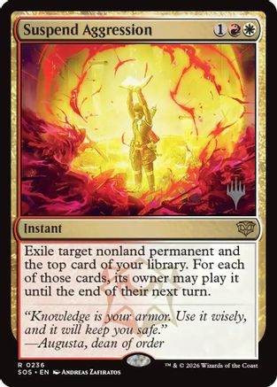 Suspend Aggression (Promo Pack) (236) Foil - Secrets of Strixhaven