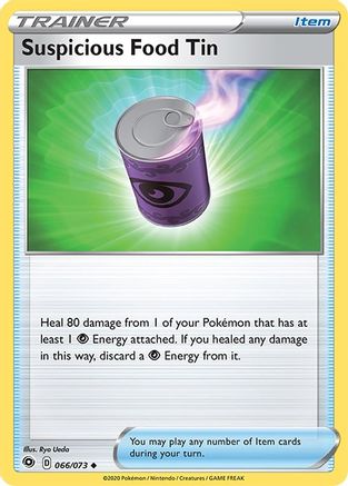 Suspicious Food Tin (66) Reverse Holofoil - Champions Path