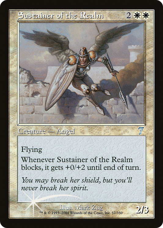 Sustainer of the Realm (052) Foil - Seventh Edition