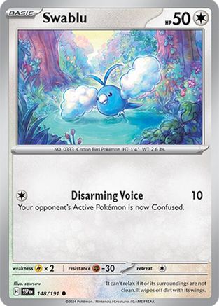 Swablu (148) Reverse Holofoil - Surging Sparks